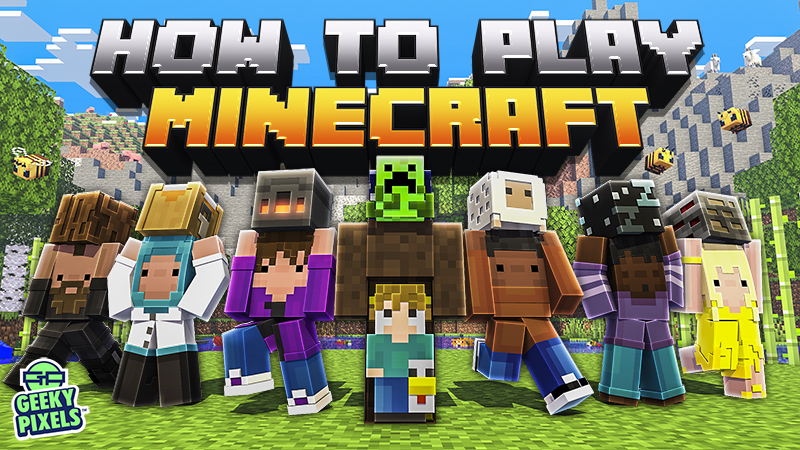 How to Play Minecraft Key Art