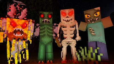 Horror Mobs on the Minecraft Marketplace by CubeCraft Games Horror Mobs on the Minecraft Marketplace by CubeCraft Games