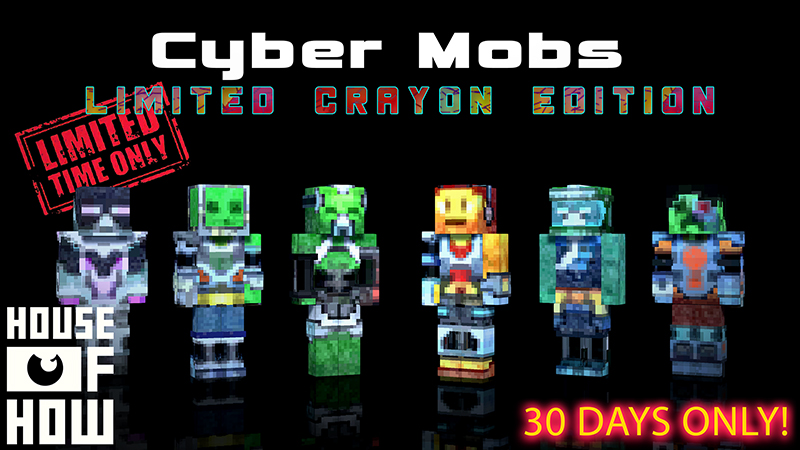 Cyber Mobs CRAYON Edition Key Art