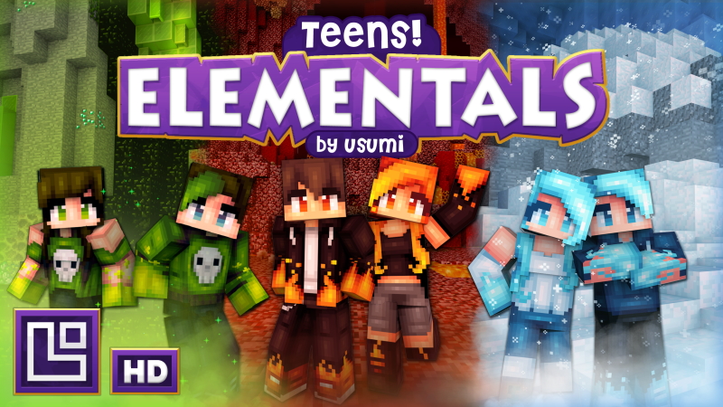 Teens! Elementals HD Key Art