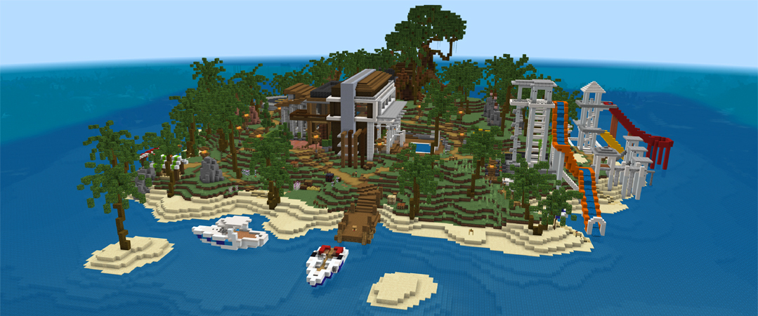 Summer Tropical Resort Panorama