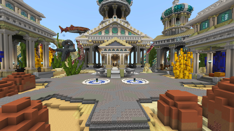 Atlantis City In Minecraft Marketplace Minecraft