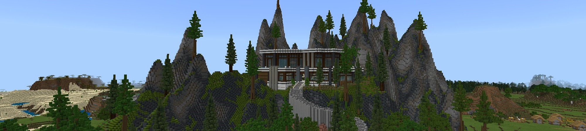 Mountain Millionaire Mansion Panorama