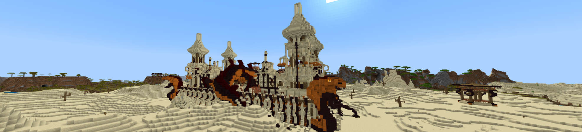 desert dragon temple in minecraft marketplace minecraft