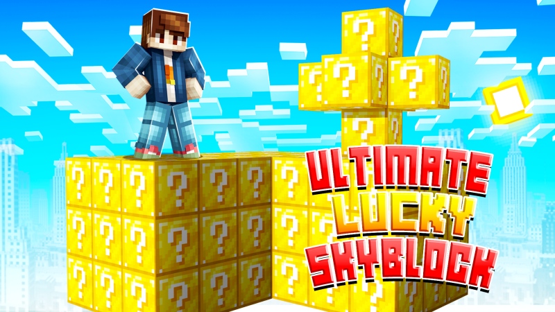 Ultimate Lucky Skyblock Key Art