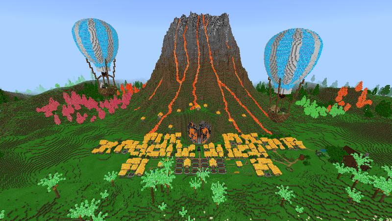 Lucky Blocks Volcano Island by Ready, Set, Block!