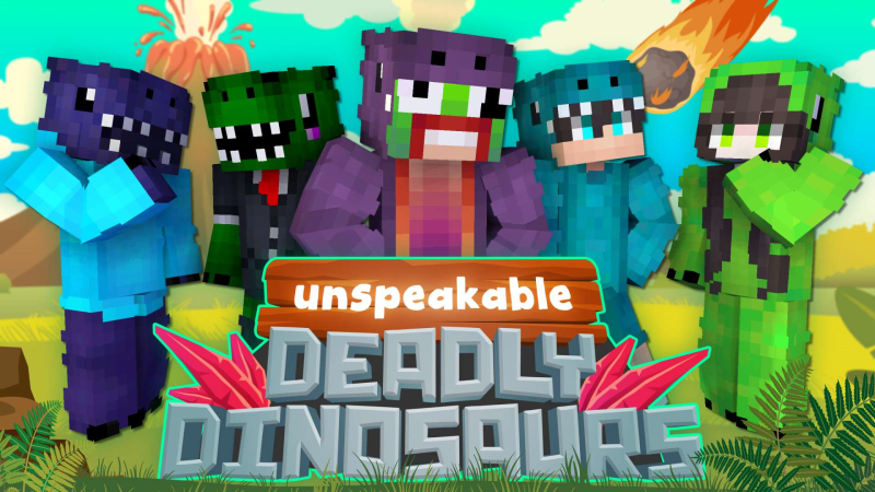 Unspeakable Deadly Dinosaurs Key Art