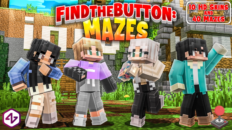 Find the Button: Mazes