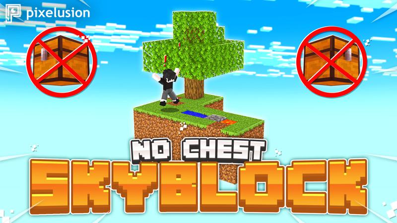 No Chest Skyblock Key Art