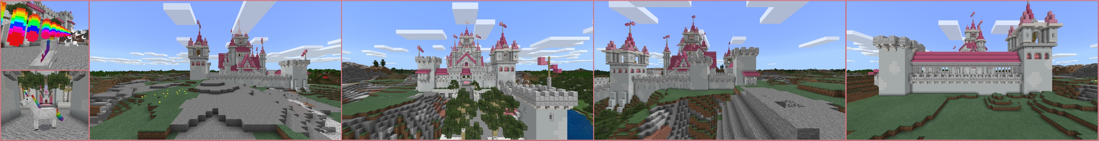 Unicorn Princess Castle Panorama