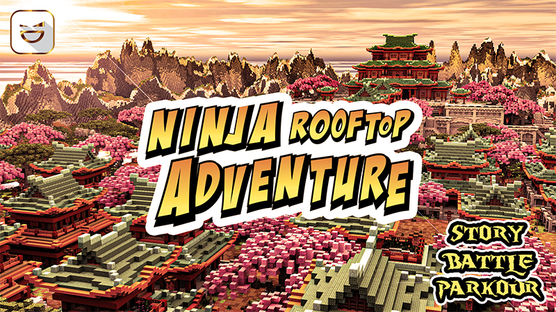 Ninja Rooftop Adventure Key Art