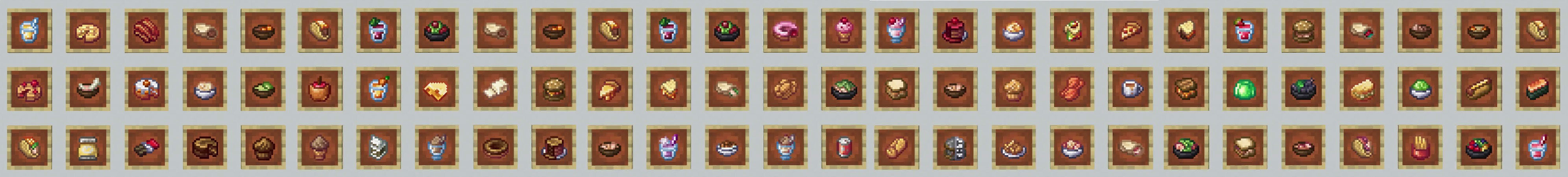 Craftable Foods Panorama