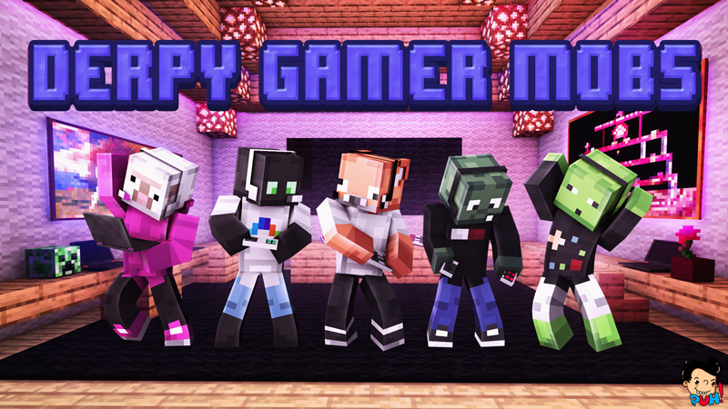 Derpy Gamer Mobs Key Art