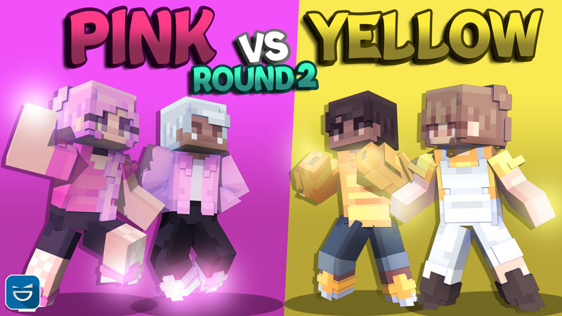 Pink vs Yellow Round 2 in Minecraft Marketplace | Minecraft