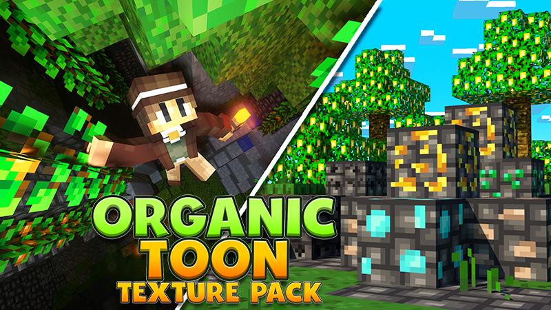 Organic Toon Texture Pack in Minecraft Marketplace | Minecraft