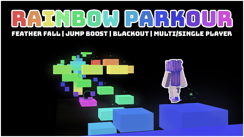 Rainbow Parkour Key Art