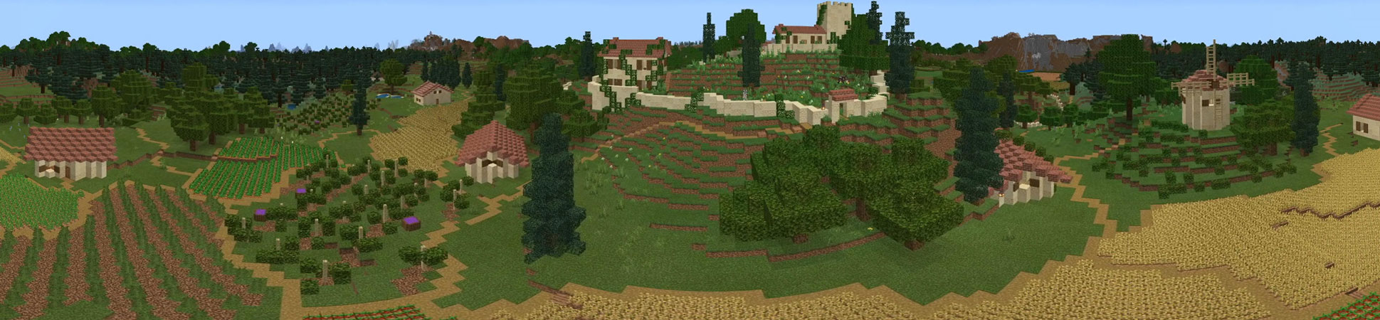 Tuscan Homestead Panorama