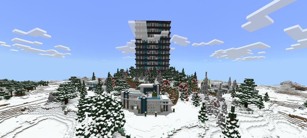 Winter Millionaire Resort Panorama