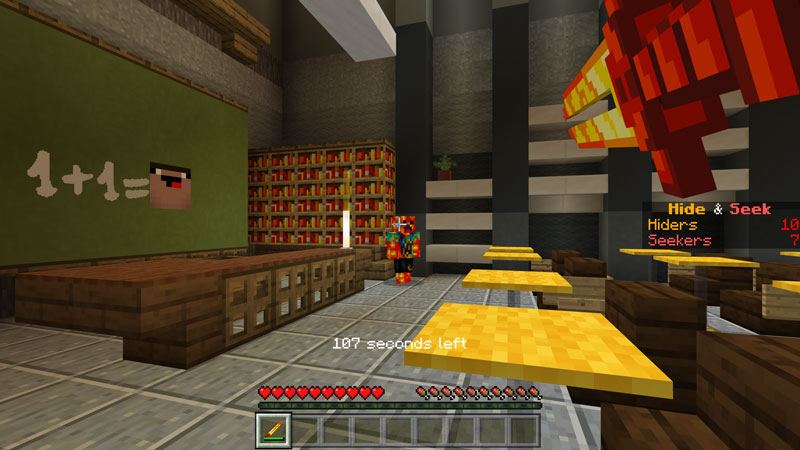 Unspeakable minecraft hide and hot sale seek