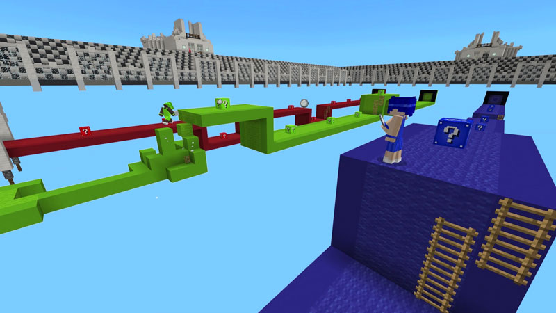 Original Lucky Block Race Minecraft Map APK for Android Download