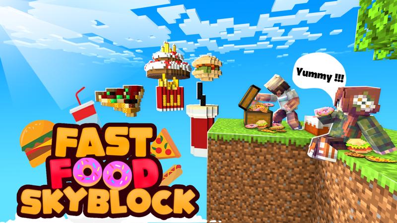 Fast Food Skyblock Key Art