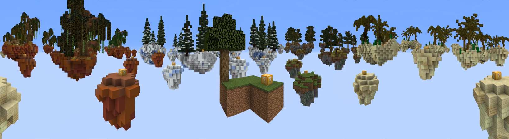 Lucky Blocks Skyblock Panorama