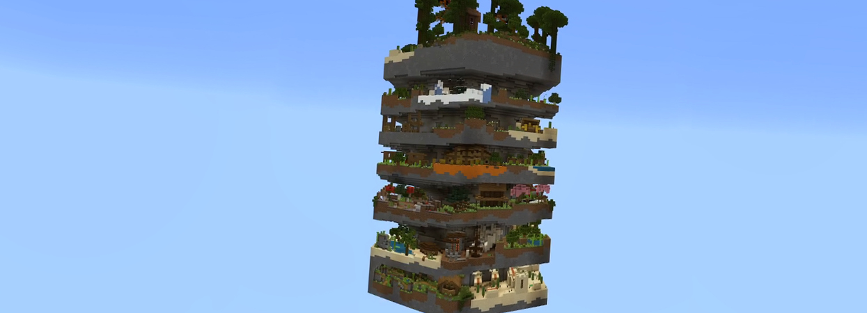 Parkour Dimensions: Overworld Panorama