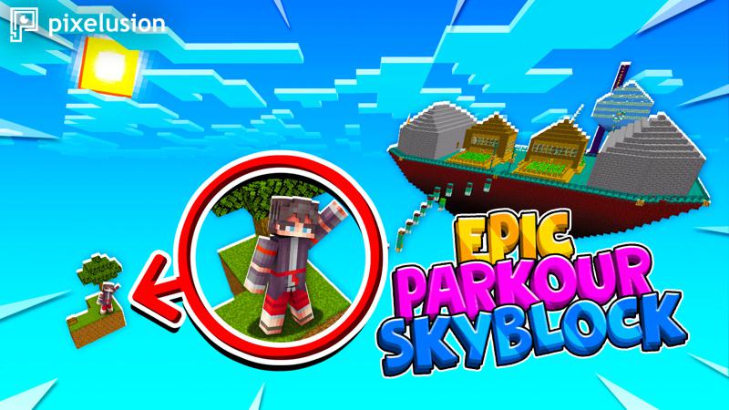 Epic Parkour Skyblock Key Art