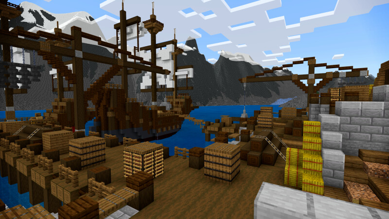 Glacier Village Survival by G2Crafted (Minecraft Marketplace Map ...