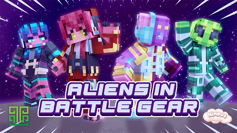 Aliens In Battle Gear! Key Art