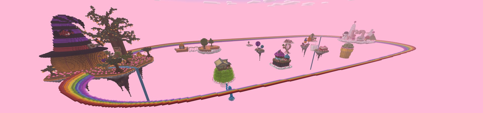 Sky Block Candy Land Panorama