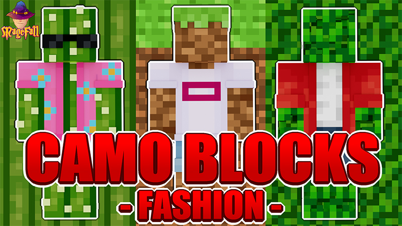 Camo Blocks: Fashion Key Art