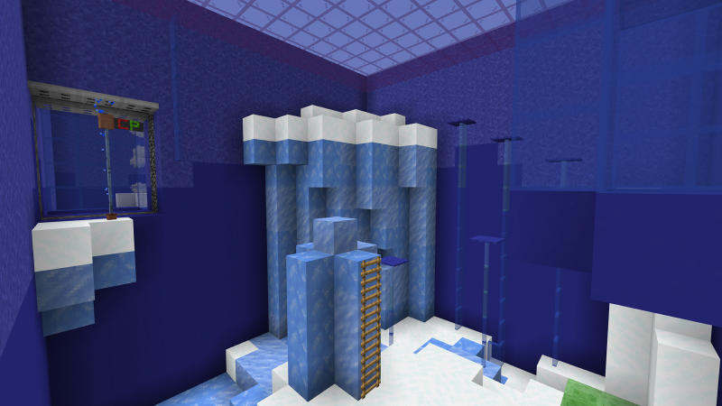 Winter Grid Parkour Screenshot #1