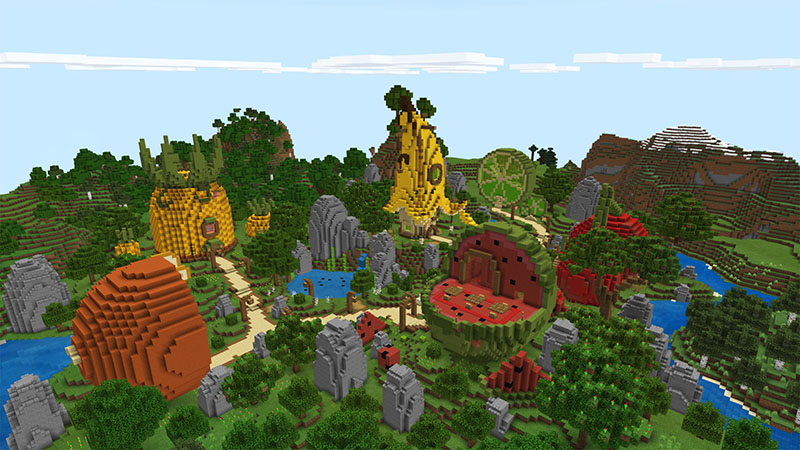 minecraft banana house