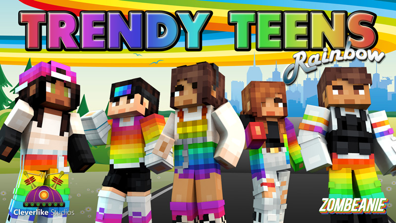 Trendy Teens - Rainbow Key Art