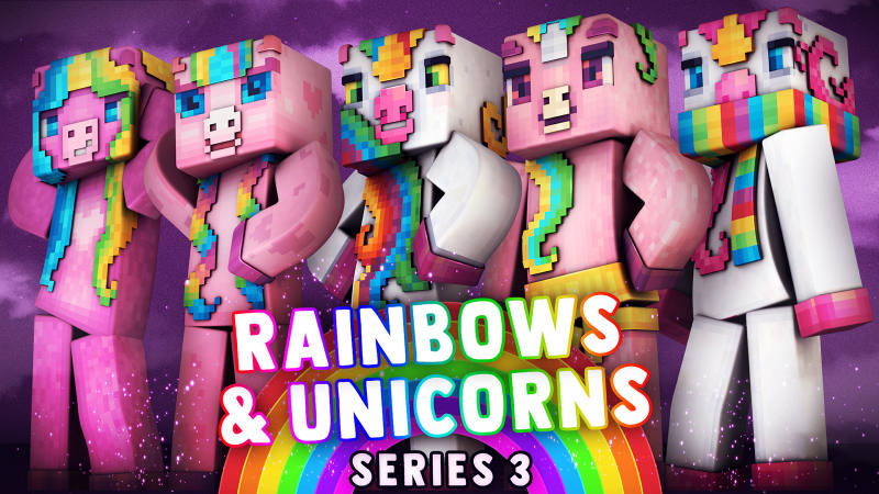 Rainbows & Unicorns Series 3 in Minecraft Marketplace | Minecraft