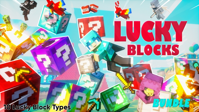 Lucky Blocks Bundle By Chunklabs Minecraft Marketplace Via Playthismap Com