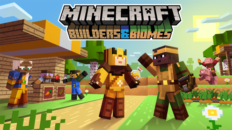 MINECRAFT - BUILDERS & BIOMES - Non Il Classico Gioco Su Licenza