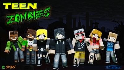 Teen Zombies on the Minecraft Marketplace by JFCrafters Teen Zombies on the Minecraft Marketplace by JFCrafters