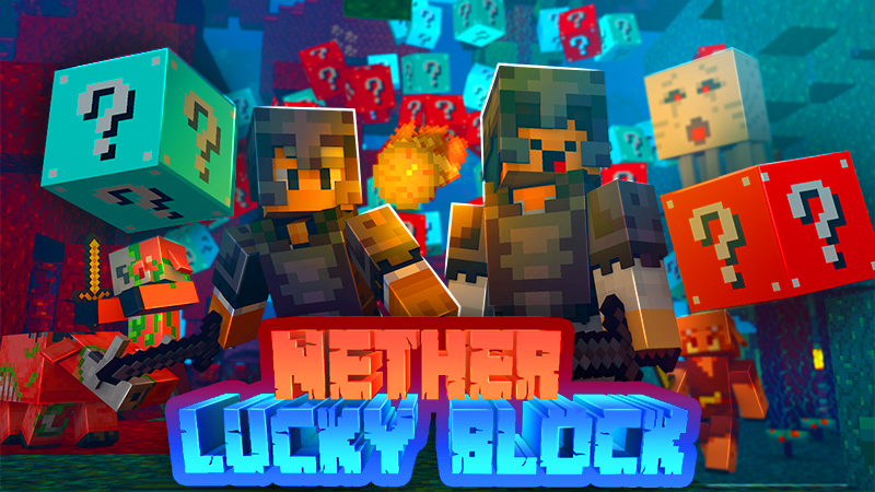 Lucky Block Nether In Minecraft Marketplace Minecraft