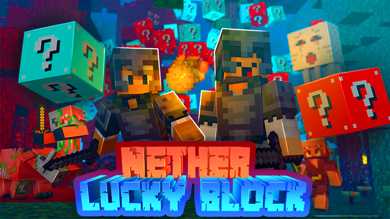 Lucky Block: Nether Key Art