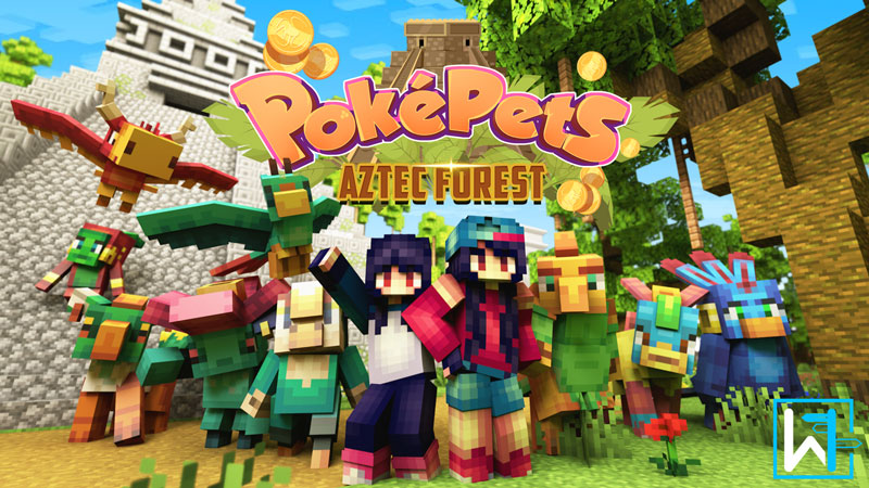 PokePets Aztec Forest Key Art