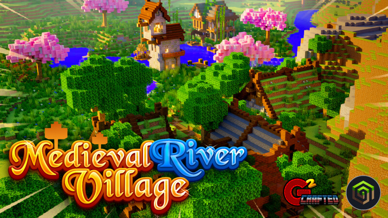 Medieval River Village Key Art