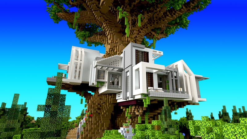 cool minecraft tree houses