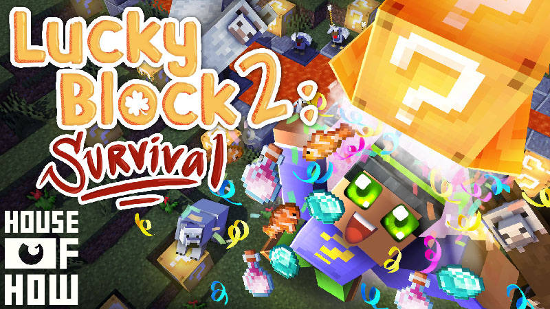 Lucky Block 2 Survival In Minecraft Marketplace Minecraft