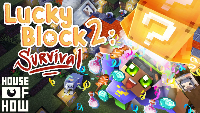 Lucky Block 2: Survival Key Art