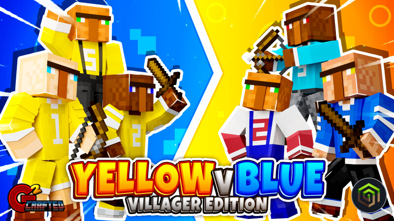 Yellow v Blue Villager Edition Key Art