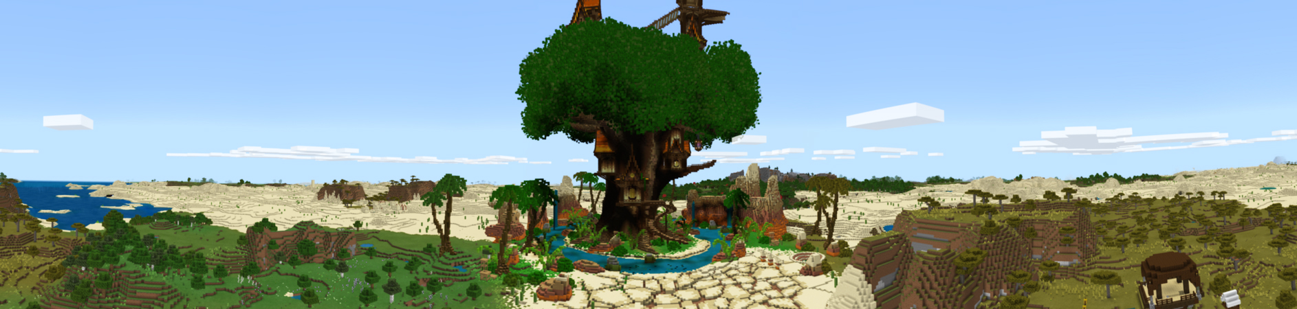 Oasis Tree House Panorama