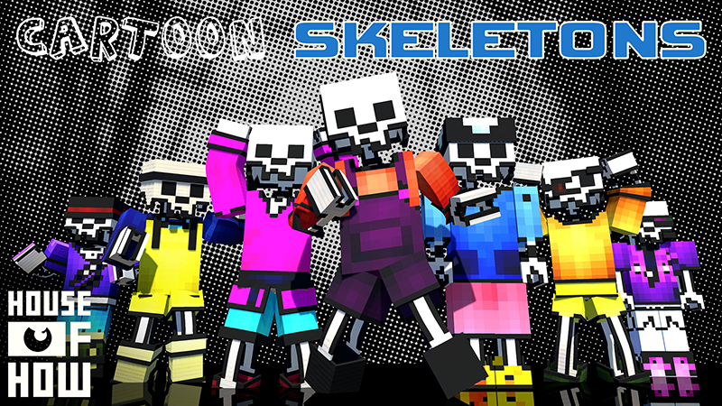 Cartoon Skeletons Key Art