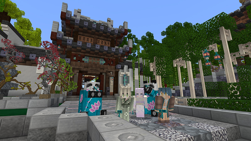 Chinese Garden Mash Up In Minecraft Marketplace Minecraft